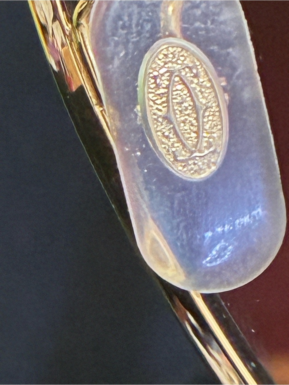 AUTHENTIC Cartier  unisex  Gold Frame Brown Lens Pilot Sunglasses love - Picture 7 of 17